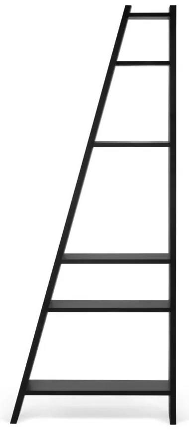 Delta fekete könyvespolc - TemaHome