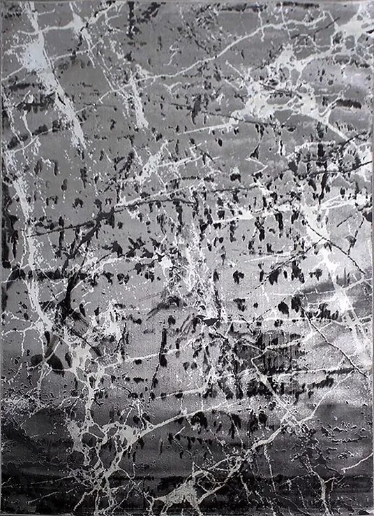 Szőnyeg 160x220 Modern Márvány Nappaliba Szürke