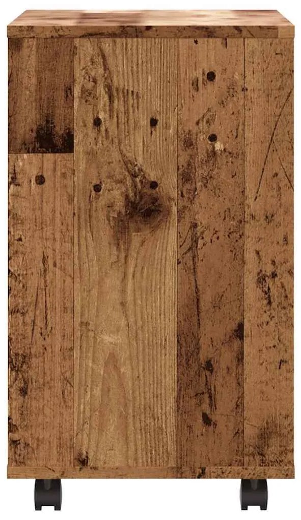 Oldalasztal Régi fa 70x35x55 cm műszaki fa