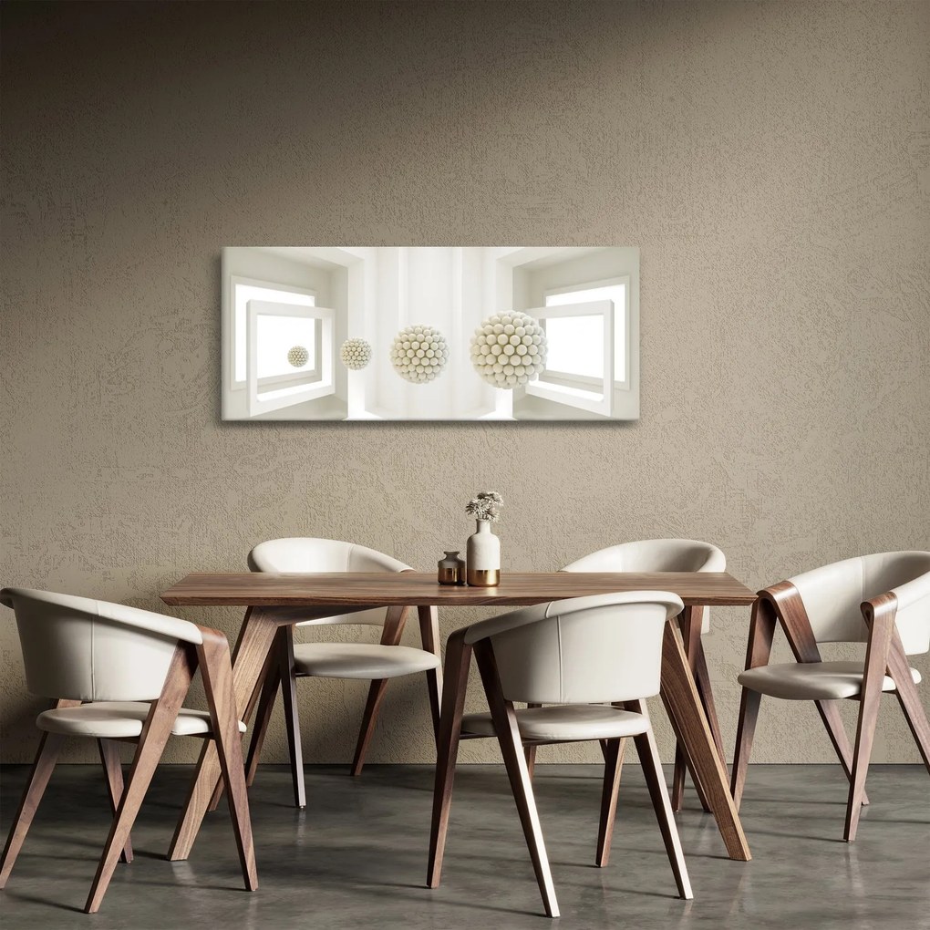 Kép - Kilátás belülre - absztrakt (120x50 cm)