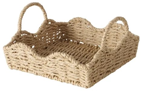 Boltze fonott asztali tálca Pagos 20 cm