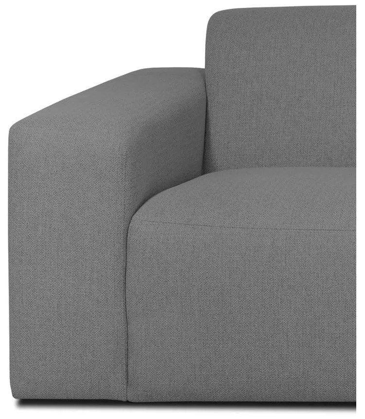 Szürke sarokkanapé (jobb oldali) Roxy - Scandic