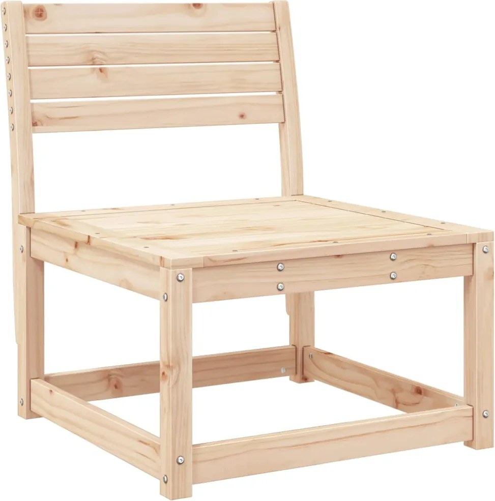 vidaXL tömör fenyőfa kerti kanapé