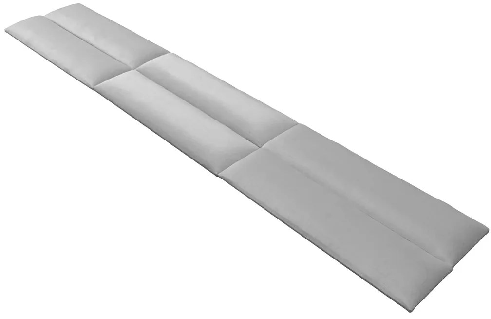 Kárpitozott falpanel FRAME PAROS 15x60 cm Szín: Világosszürke