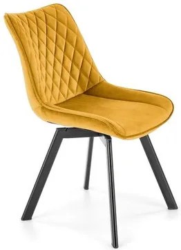 K520 forgatható étkezőszék mustár sárga