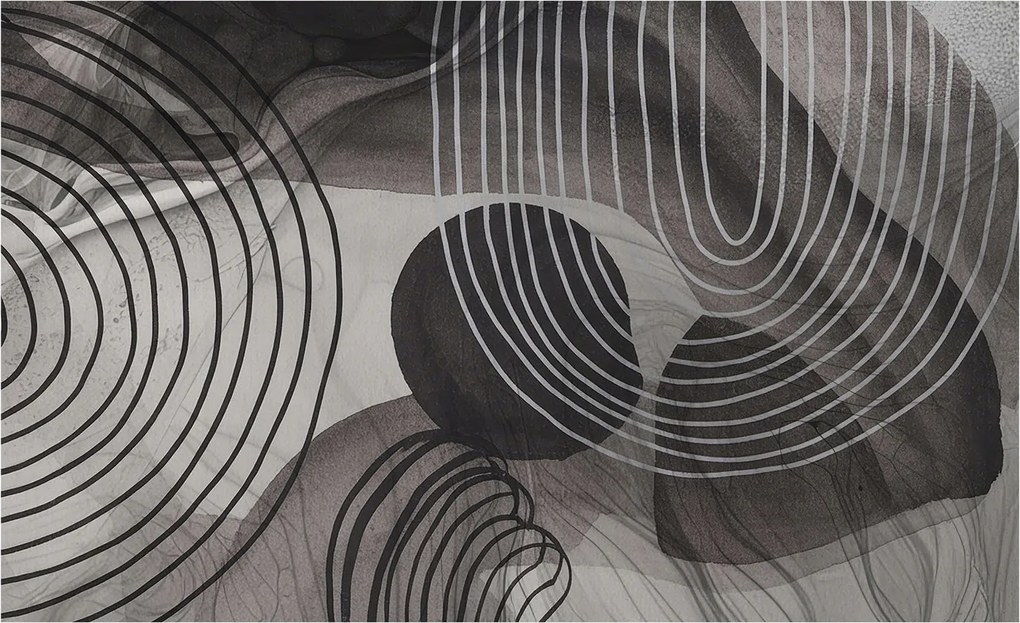 Dekoratív fotótapéta falra Könnyű összeszerelés Harmónia formák 416x254 Ragasztó