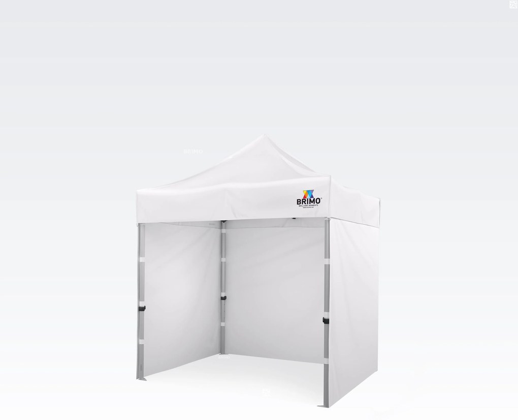 Exkluzív megoldás az Ön marketingjéhez: Rendezvénysátor 2x2 m – Erőfeszítés nélkül, maximális hatással! - plusz 3 oldalfal - Fehér