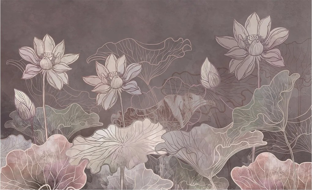 Fotótapéta Flizelin Szoba tapéta Békés botanika 416x254 Ragasztó