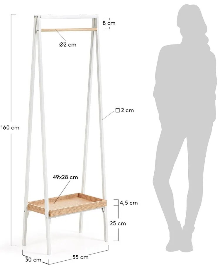 Belgrad Bow fogas - Kave Home