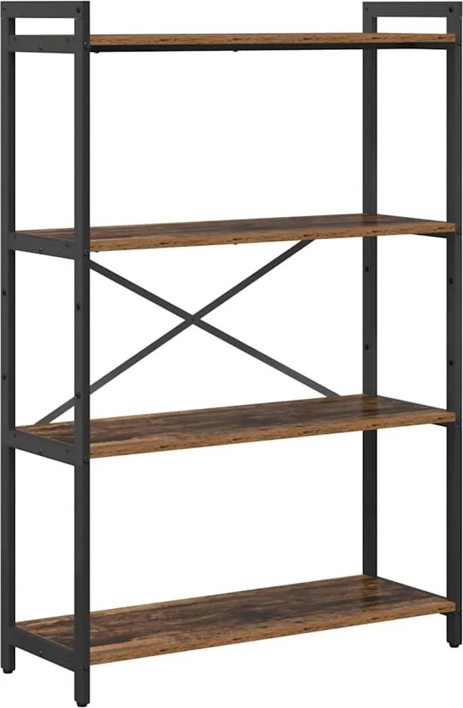 vidaXL Könyvespolc Régi fa 80 x 30 x 120 cm Faanyag