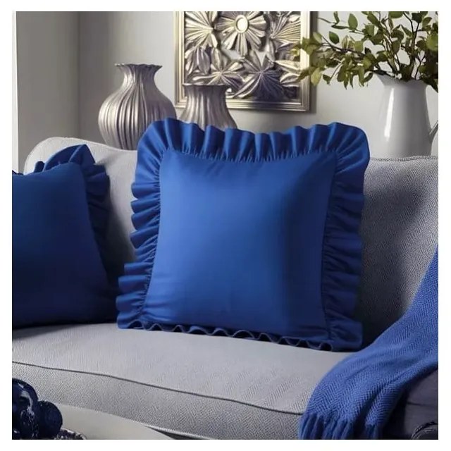 Pamutkeverék párnahuzat 40x40 cm Ruffled – Mila Home