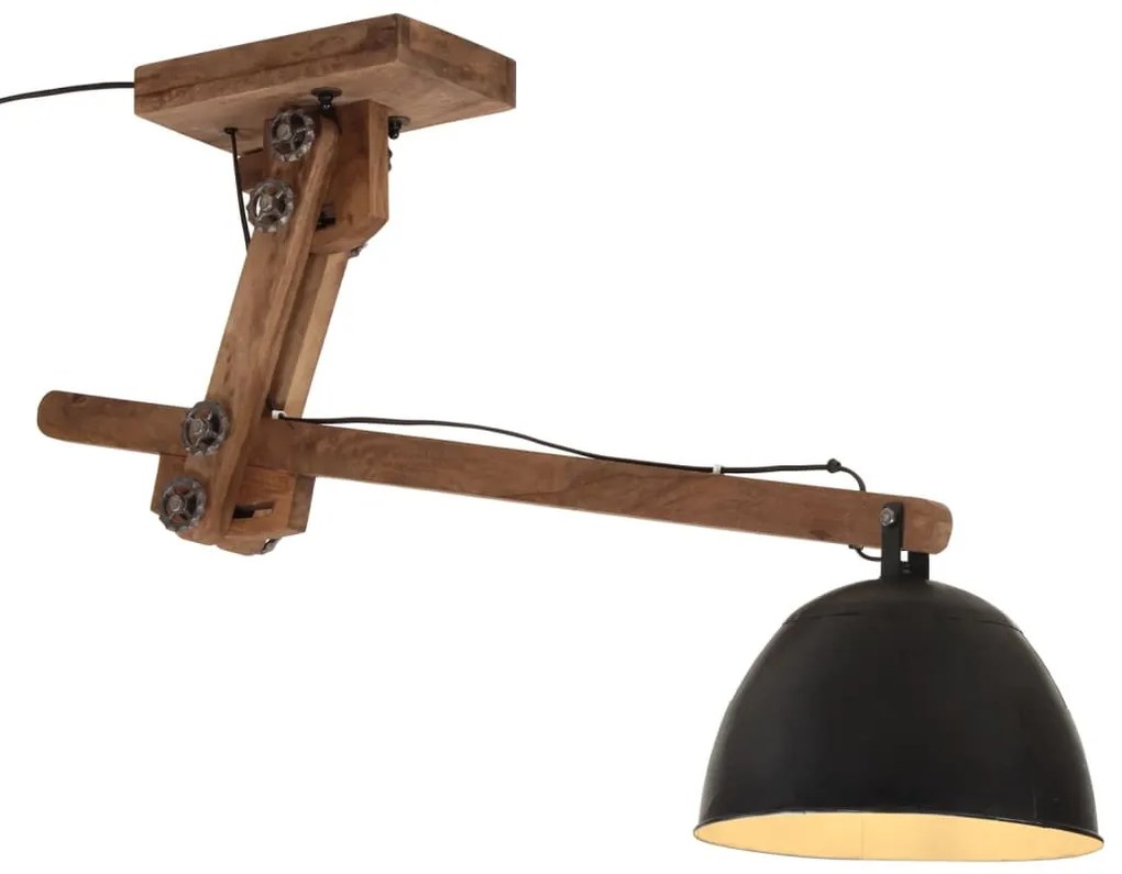 fekete mennyezeti lámpa 25 W 105x30x65-108 cm E27