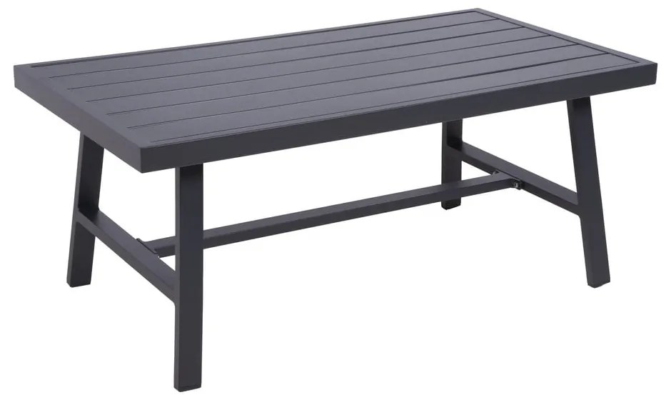 Sötétszürke alumínium négyszemélyes kerti lounge szett Denia – Garden Pleasure