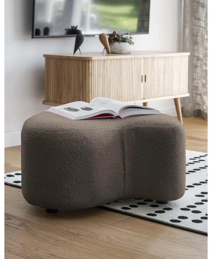 Barna buklé puff Miuf – Miuform
