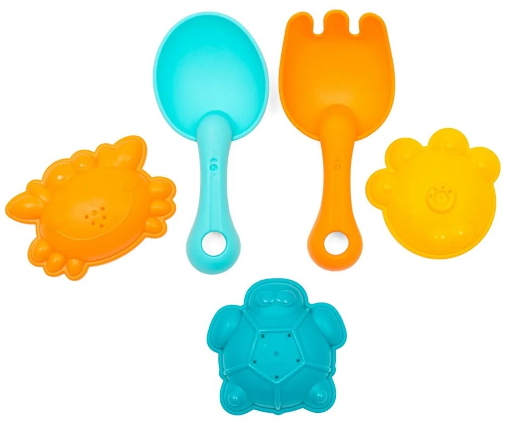 Baby Mix Összecsukható vödör homokozó és vízjátékokkal, 5 db