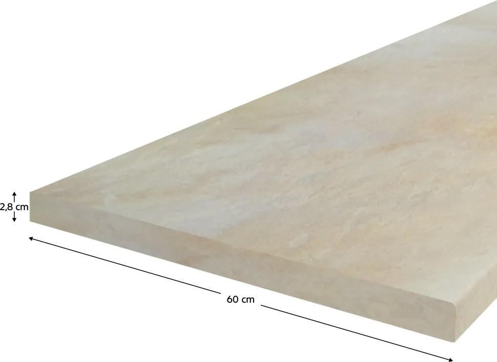 Munkalap, vastagság 2,8 cm, márvány