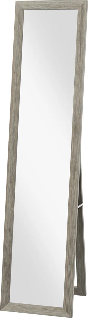 HOMCOM teljes alakos tükör, 37 x 157 cm — falra szerelhető vagy szabadon álló keretes tükör nappaliba, hálószobába vagy előszobába | Aosom