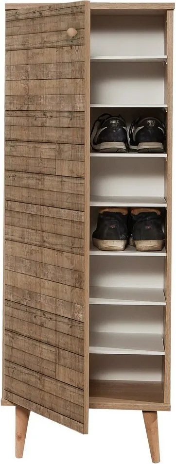 Mega Wood Sonoma Oak cipősszekrény