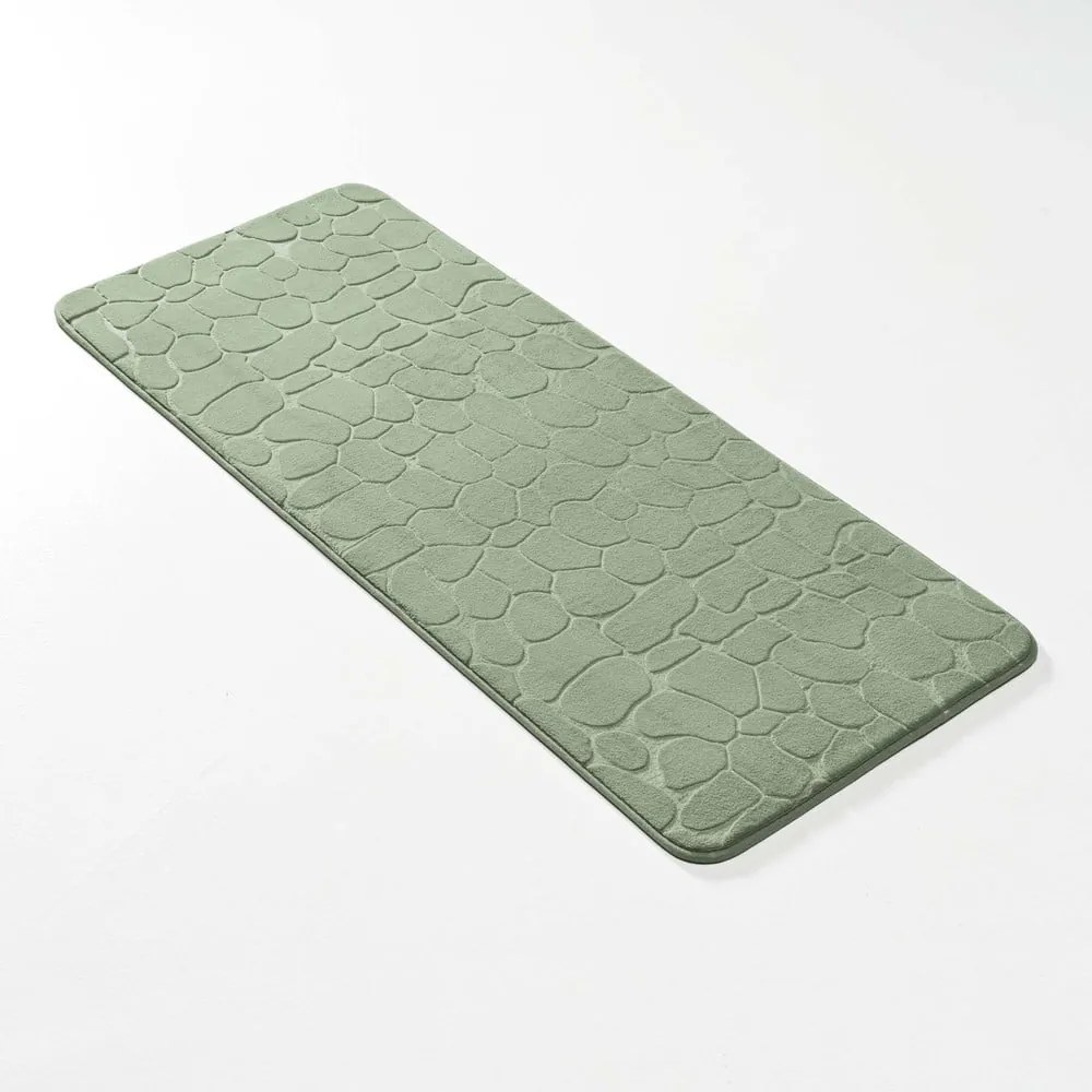 Zöld fürdőszobai kilépő 50x120 cm Ricochet – douceur d'intérieur