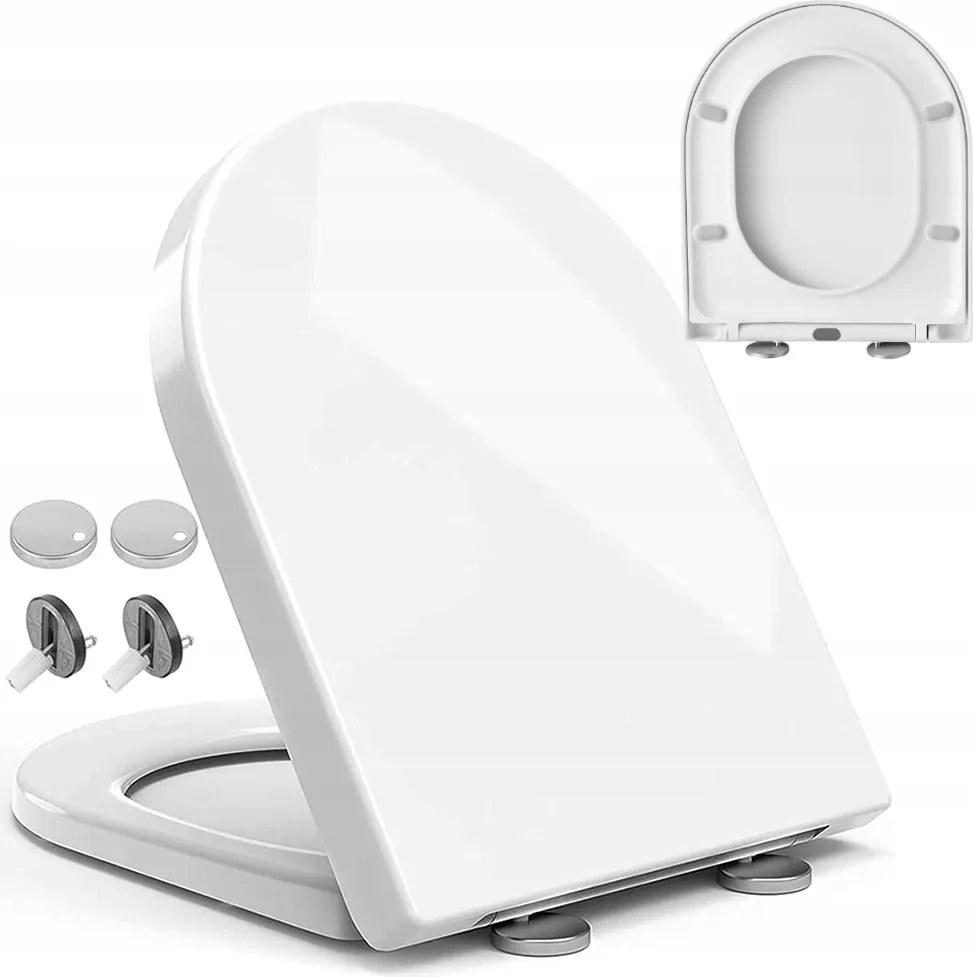 Wc-ülőke Lassan Ereszkedő Kemény Kihúzható Erős Prémium U Típus