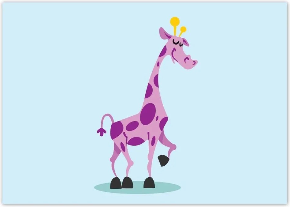 Poszterek A5 Szint Zsiráf a gyerekszobába