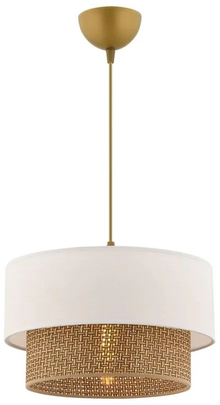 Függőlámpa, Echo - Beige, Fehér