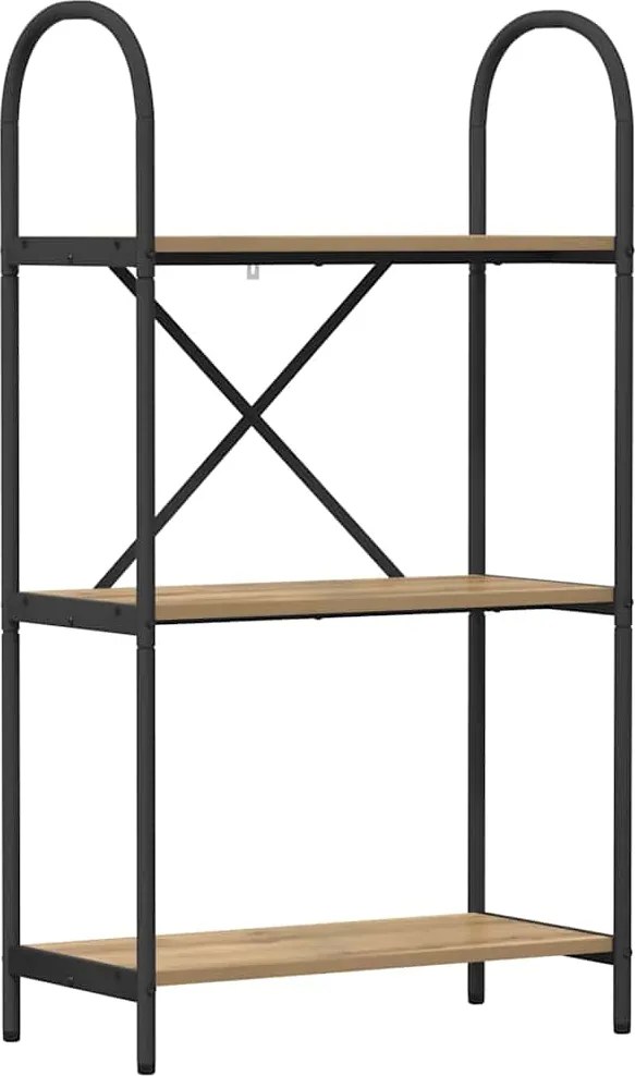 vidaXL Könyvespolc Artisan tölgy 60 x 30 x 109 cm Faanyag