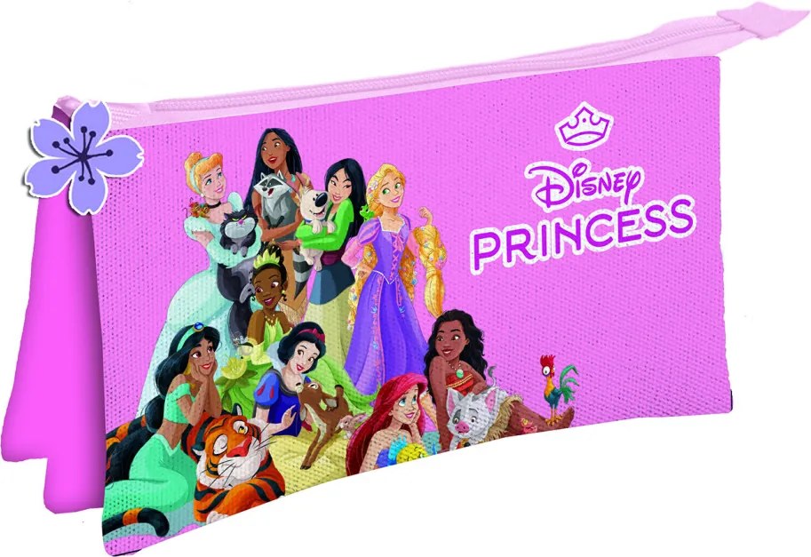 Disney Hercegnők Blossom 3 rekeszes tolltartó 22 cm