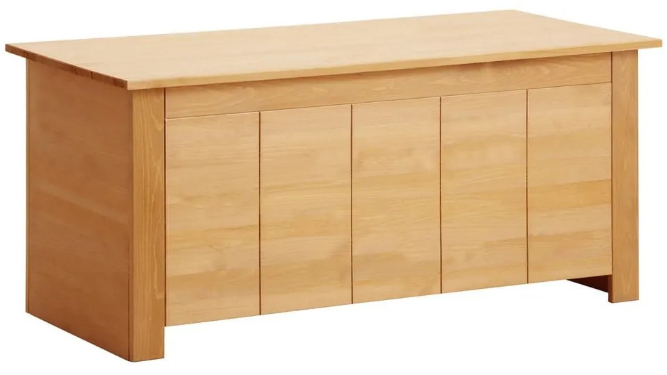 Natúr színű borovi fenyő tárolóláda 100x45 cm Bertram – Støraa