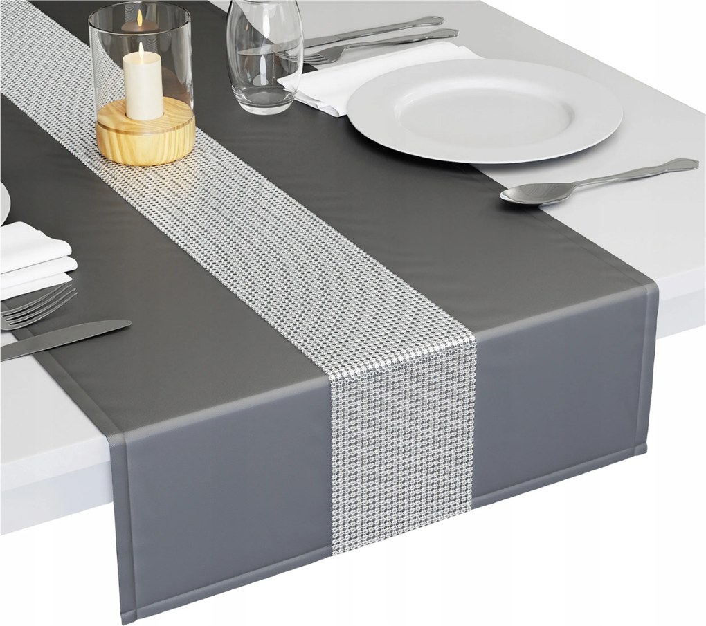 Asztali futó cirkóniákkal 40x200 abrosz sima futók cirkónia glamour