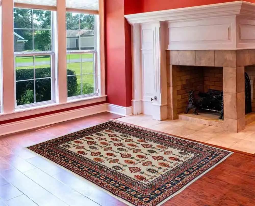 Gépi perzsa szőnyeg SARGOL CREAM 80x120 klasszikus szőnyeg