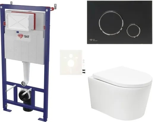 Fali WC szett SAT BREVIS előtétfalas szereléshez SIKOSSBRTOR78K