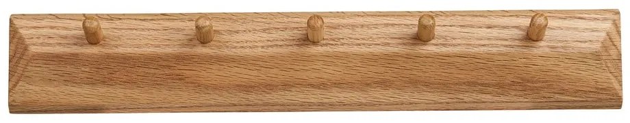 Natúr színű tölgyfa fali fogas 50 cm Barco – House Nordic