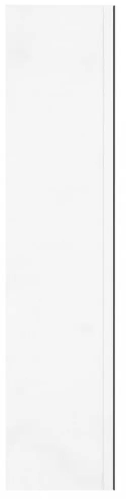 fényes fehér MDF tükrös fürdőszobaszekrény 60 x 15 x 75 cm