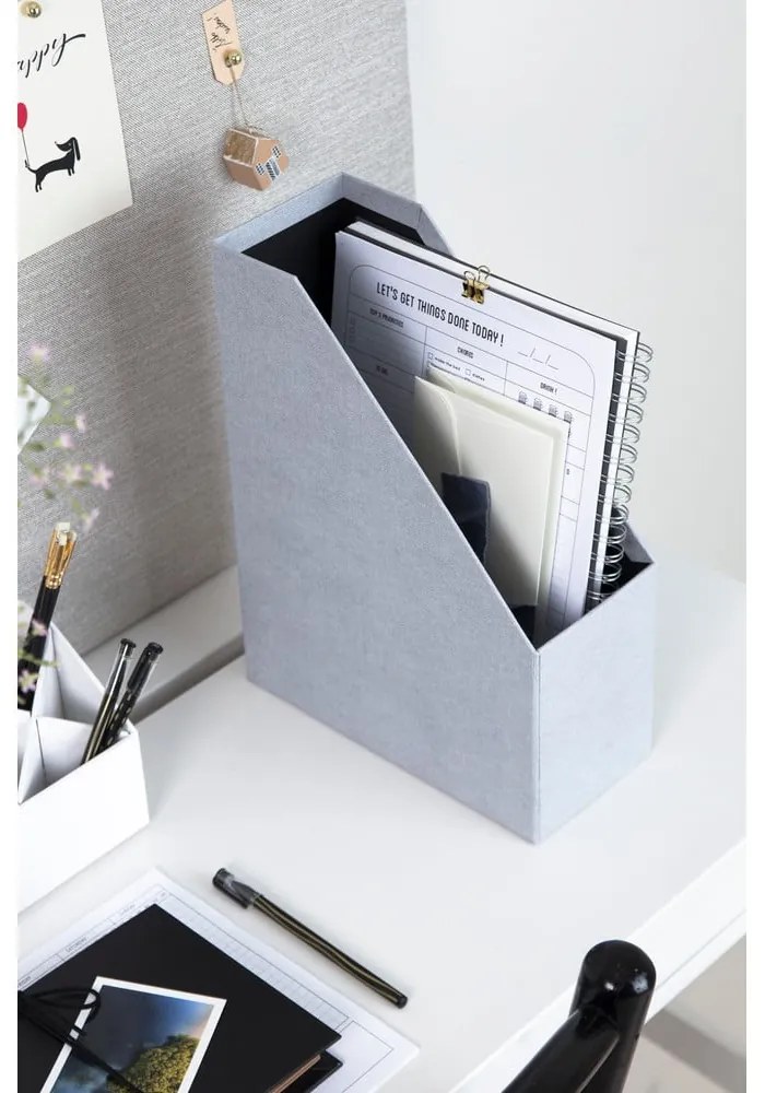 Karton rendszerező dokumentumokhoz Estelle Canvas Paper Laminate – Bigso