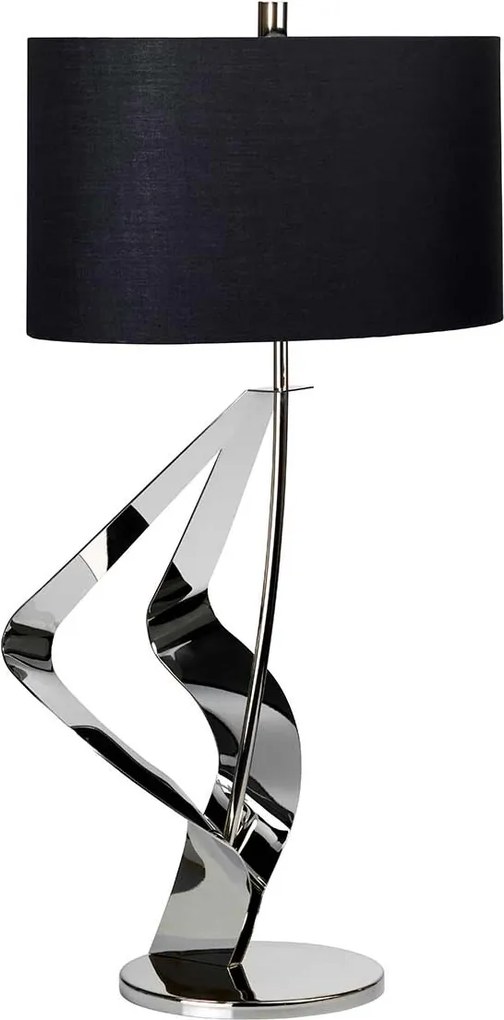 Elstead modern asztali lámpa ribbon fekete nikkel elsribbon-tl