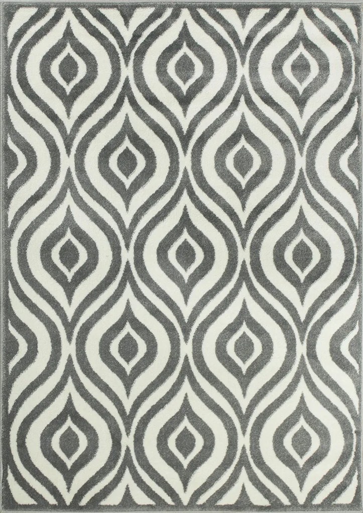 80x150 cm Világos Szürke Rainbow Szőnyeg A Nappaliba