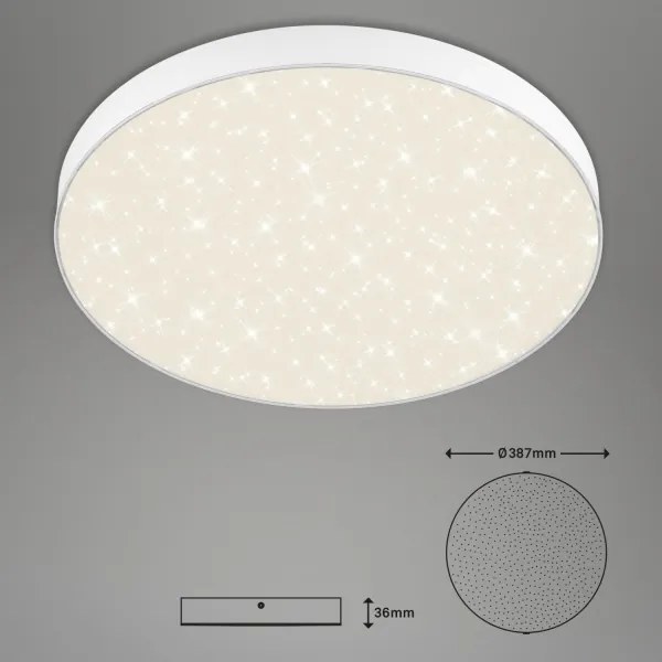 Briloner 7075-416 - LED Mennyezeti lámpa STAR SKY LED/24,5W/230V átm. 38 cm fehér