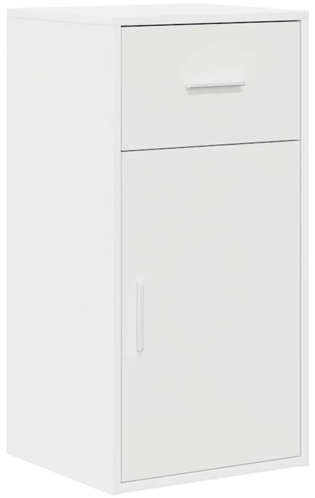 Sarokíróasztal fiókkal 2 pcs Fehér 102 x 50 x 75 cm Faanyag