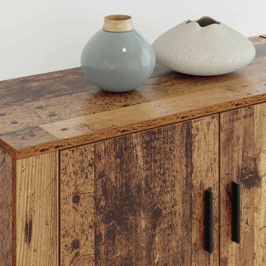 vidaXL Fali TV szekrény szett 3 pcs Öreg fa 80 x 34,5 x 40 cm Faanyag