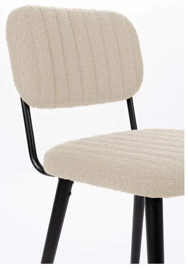 Krémszínű étkezőszék Jake – White Label