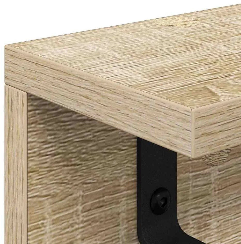 Fali Kabáthorog sonoma tölgy 40 x 10.5 x 10.5 cm Faanyag