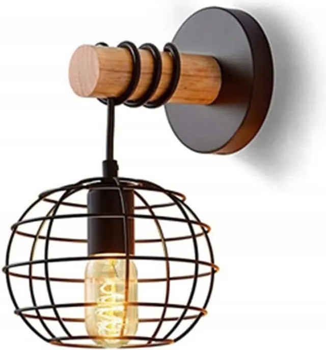 Retro ipari fali lámpa