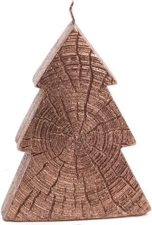 Amadeus Karácsonyi gyertya karácsonyfa metál barna 15 cm 159476 1 db