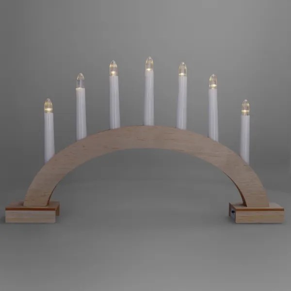 Brilagi - LED karácsonyi gyertyatartó 7xLED/2xAA 28x45 cm