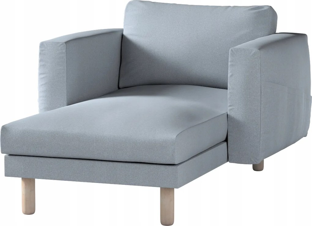 Dekoria Norsborg sezlonhuzat Ikea karfával kék