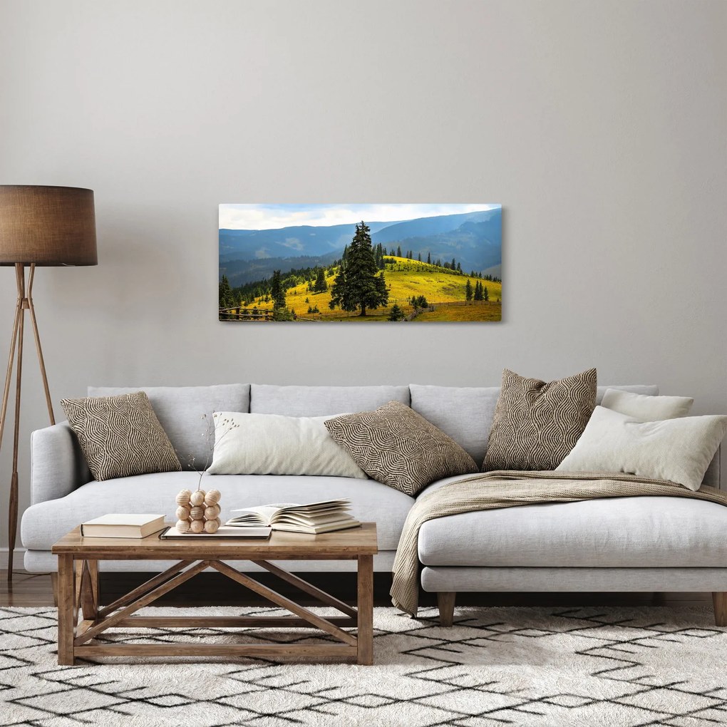 Kép - Hegyi rét (120x50 cm)