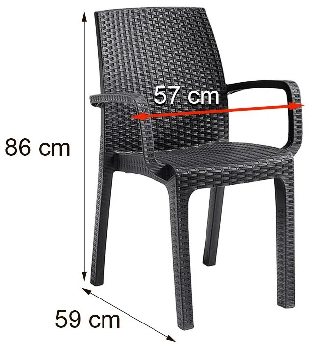 Corri 4+1 kerti bútor garnitúra szett
