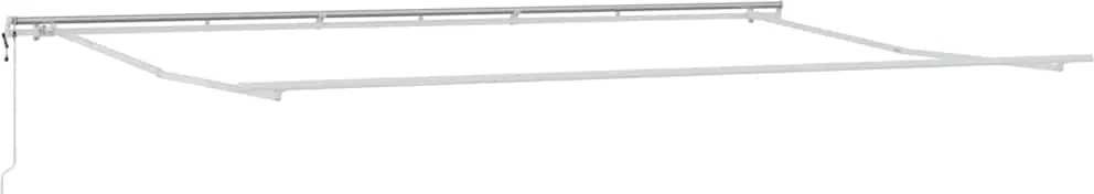 vidaXL Napernyő keret Fehér 600 × 350 cm Alumínium