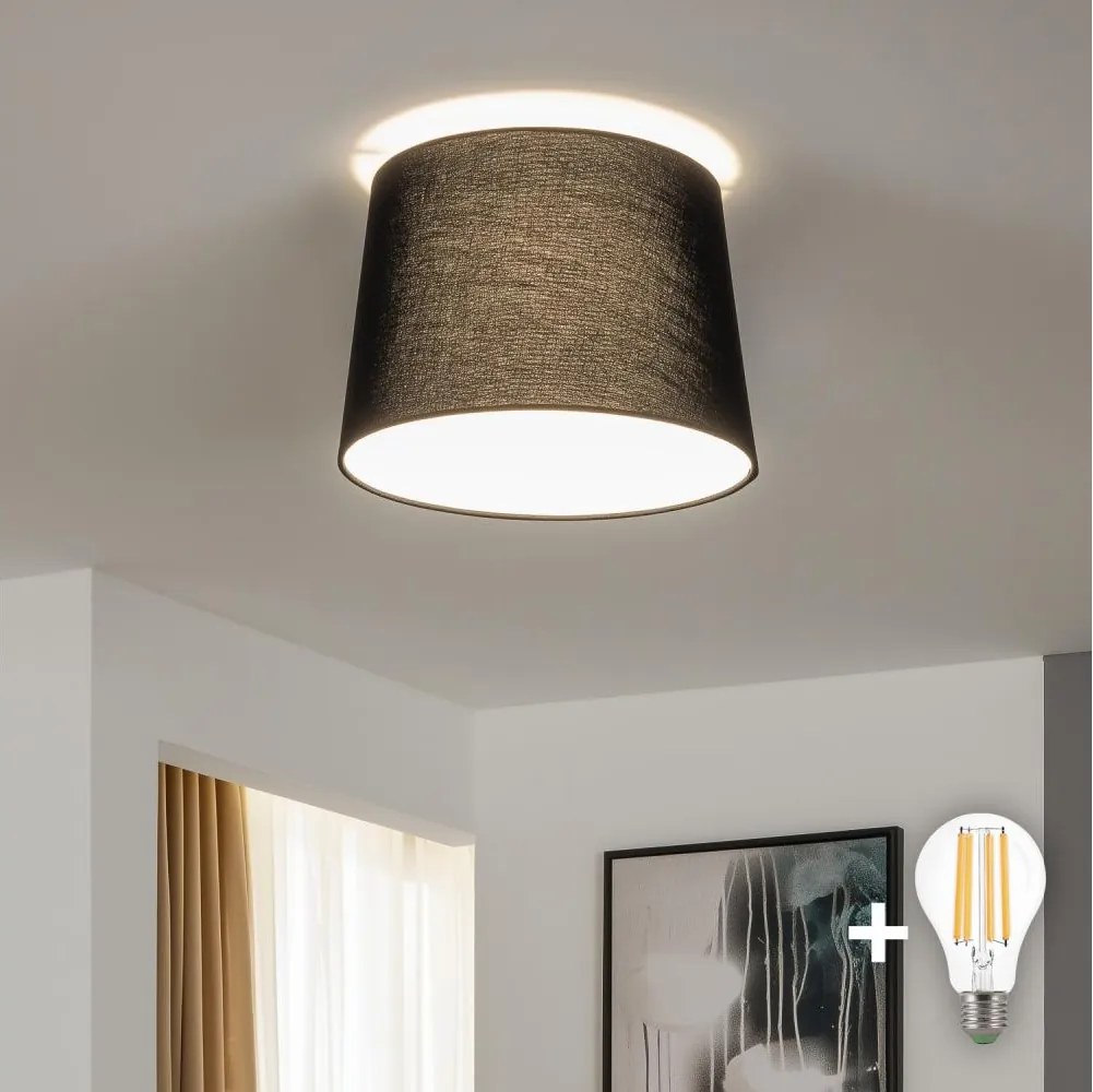 Brilagi - LED felületre szerelhető csillár CERIA 1xE27/40W/230V átm. 30 cm fekete